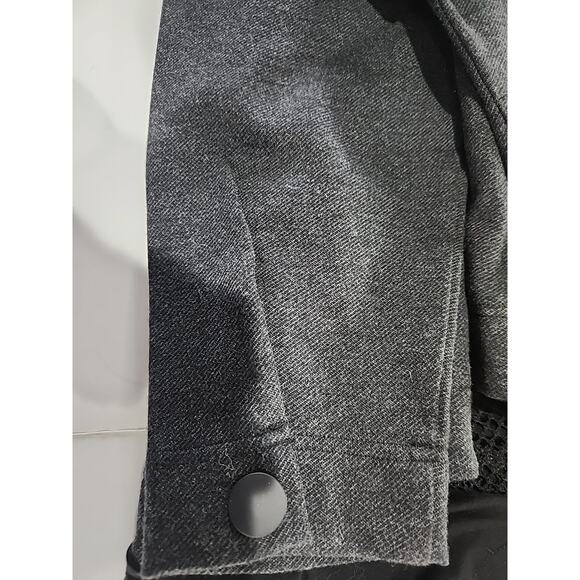 CAbi Jacket Love Carol Collection Modern Mesh Back Size XL Charcoal Gray & Black - Picture 7 of 12